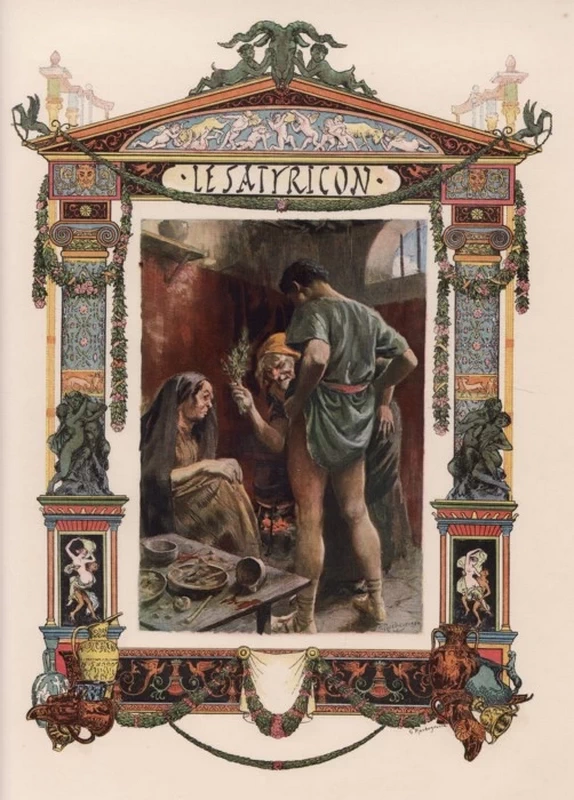 Illustrazione del Satyricon di Petrone 3